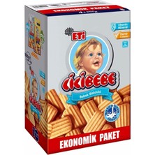 Eti Cicibebe Bebek Bisküvisi Ekonomik Paket 1000 gr (4 Adet)
