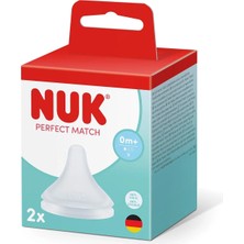 Nuk Perfect Match Silikon Biberon Emziği, S