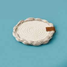 Matmel Soft Laetus Bardak Altlığı - Ekru / Bej - 13X13 cm