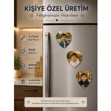 3 Kalpli Fotoğraf Magneti Erkek Çocuğuna Kişiselleştirilebilir Unutulmaz Hatıra Hediyesi