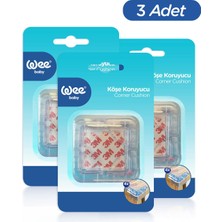 Wee Baby Vidasız Bebek Köşe Koruyucu 4'lü (4x3 12 Adet)