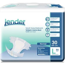 Jender Emici Bel Bantlı Yetişkin Hasta Bezi Large 30 Adet