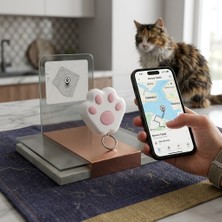 Lady Fify Kedi ve Köpek Için Tüm Tasmalara Takılabilen, Ios ve Android Mobil Uygulamalı Takip Cihazı