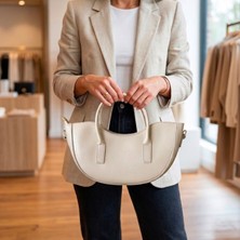Addy Luna Half- Moon Bag Yarım Ay El ve Askılı Omuz Çantası