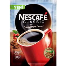 Nescafe Nescafé Classic 50gr Ekopaket Çözünebilir Kahve Eşsiz Aroma