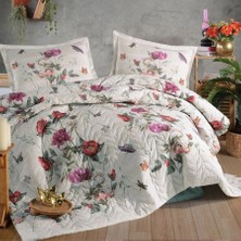 Clasy Ranforce %100 Pamuk Çift Kişilik Dört Mevsim Set Nerina V1 Adaçayı