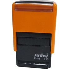 Sırdaş 910 Kişiye Özel İsim Ve Ünvan Kaşesi Mavi Renk 26x10mm Ölçülerinde