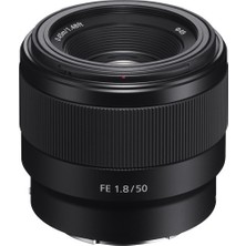 Sony 50mm f/1.8 Fe Lens Standart Lensler Uyumluluk Sony Özellik Siyah Renk