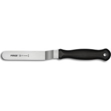 Pirge Creme Pasta Paleti Mini Kıvrık 10/12 cm 1 Adet Paslanmaz Çelik Malzeme ile Ergonomik Kullanım