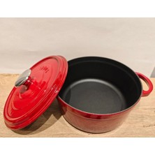 Sürel 24 cm Yuvarlak Tencere Degrade Kırmızı