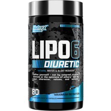 Nutrex Research, Lıpo-6 Diüretik Water & Bloat Reducer Maximum Definition 80 Kapsül