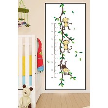 YF Tekstil Ambalaj (PSTER21308) Maymunlu Çocuk Boy Ölçer Poster