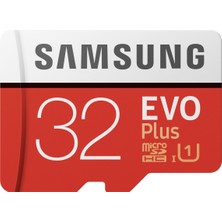 Samsung 32GB EVO Plus microSDHC Kart UHS-I 95 MB/s Hız ve SD Adaptörü ile Yüksek Performans MB-MC32GA/TR
