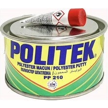 Politek Polyester Çelik Macun 500 gr Sarı Renkli Yüksek Dolgulu Kolay Uygulama Özellikli