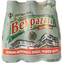 Beypazarı Maden Suyu 6x200 ml Zengin Mineral İçerikli Doğal ve Katkısız Ferahlatıcı İçecek