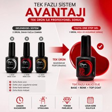 Thuya Tek Faz Kalıcı Oje 14ML Red