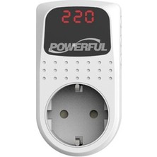 Powerful VP-116 3500W Gerilim Koruma Prizi - Akım Koruma ve 3500 VA Güç Seçeneği ile Güvenli Kullanım