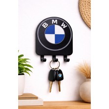 Yapı3D Bmw Logolu Anahtar Askılığı – Duvar Tipi Anahtarlık Askısı 96X112MM