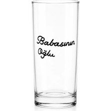 Muguetarts %100 El Yazısı Rakı Bardakları Babalar Günü Özel Koleksiyonu