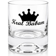 Muguetarts %100 El Çizimi Viski Bardağı Babalar Günü Özel Koleksiyon