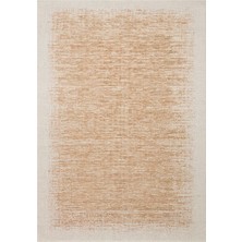 Eko Halı Sahara Sha 04 Cream Terra Turuncu Hav Toz Vermez Yumuşak Tuşeli Modern Makine Halısı