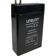 Micron Unison 4V 1.6A Amper Kuru Akü 4 Volt Bakımsız Elektronik Cihazlar İçin Kullanım
