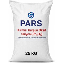 Pars Kırmızı Kurşun Oksit Sülyen | Gemi Boyası ve Antipas Hammadde 25 kg