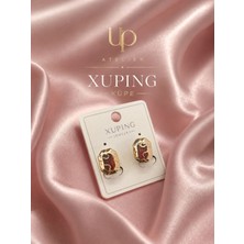 Xuping Jewelry Xuping Charmist Model Gold Renk Küpe