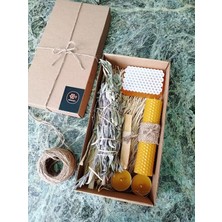 YF Tekstil Ambalaj Sertifikalı Palo Santo Adaçayı Tütsü Ballı Sabun Tealight Mum Mum Seti Beeswax Bal Mumu Mum