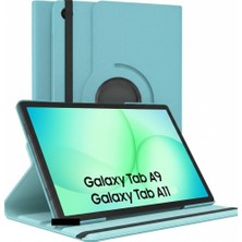 Prolysus Samsung Galaxy Tab A11/A9 8.7 Inç Tablet Uyumlu Kapaklı Kılıf 360 Derece Dönen Tam Koruyucu Kapak SM-X130 X110