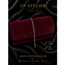 Up Atelier Italyan Figaro Çelik Bileklik