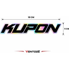 Ventoze Hologram Sticker Suya Dayanıklı Laptop Telefon Kask Matara Etiketi 10X10 cm