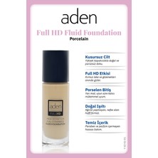 Timion Aden Full Hd Likit Fondöten 20 ml - 01 Porcelain(Porselen) Lütfen Alacağınız Ürünün Açıklama