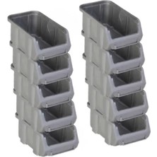 Akson Metal Plastik Avadanlık A 100 Gri (10 Adet)