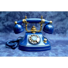 Aden Dijital Dekoratif Vintage Telefon Temalı Kanvas Tablo