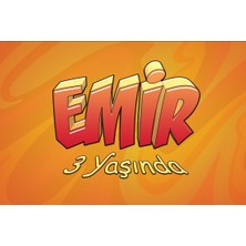 Reysa Tasarım 3D Yazılı Doğum Günü Afişi - 50X70 cm