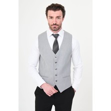 MCR Düz Slim Fit Klasik Erkek Yelek