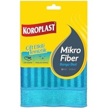 YF Tekstil Ambalaj Mikrofiber Banyo Bezi 2'li Set, Çift Taraflı Ekstra Hızlı Kuruyan Mikrofiber Temizlik Bezi Seti 30X30 Cm, Kir Sökücü Tasarım, Yüksek Emiş Gücü, Tüy Çizik Bırakmayan Banyo Temizlik Bezi Seti