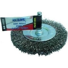Hawk Gri Telli Pimli Daire Fırça 50X6 mm -70 Adet
