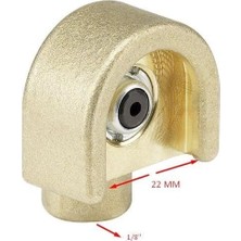 Pressol Tekalamit Pirinç Buton Başlık 22MM 1/8''f