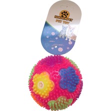 Flip Çiçek Desenli Işıklı Top 7,5 cm