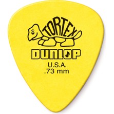 Jim Dunlop Tortex Standard .73 mm Sarı Pena U.S.A. Kaliteli Müzik Aksesuarı