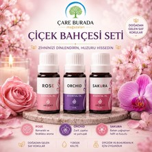 Çare Burada Arjens Rose & Orchıd & Sakura Esans 10 ml | Çiçek Bahçesi Seti