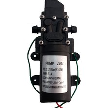 İtal Akülü Su Aktarma ve İlaçlama Motoru Pompası 12 Volt 2.2 A Kendini Isıtma Koruması