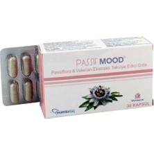 Passif Mood Passiflora & Valerian Ekstraktı 30 Kapsül ile Takviye Edici Gıda