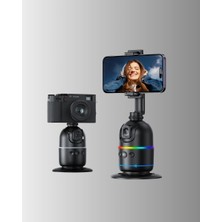 Techugo Canlı Yayın ve Video Çekimleri Için Otomatik Yüz Takipli Masaüstü Gimbal