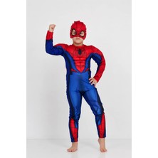 Sibel Günay Butik Örümcek Adam Kaslı Çocuk Kostümü – Spider Hero Kostümü
