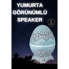 Hace Bazaar Dinozor Yumurtası Gece Masa Lambası Bluetooth Hoparlör 14 Renk Seçeneği