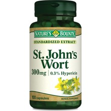Nature's Bounty St. John's Wort 300 Mg 100 Kapsül - Dezenfektan Hediyeli (%72 Alkol)
