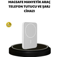 Hace Bazaar Manyetik Kablosuz Powerbank – iPhone 12/13/14/15 Uyumlu, Hızlı Şarjlı, Ultra Hafif